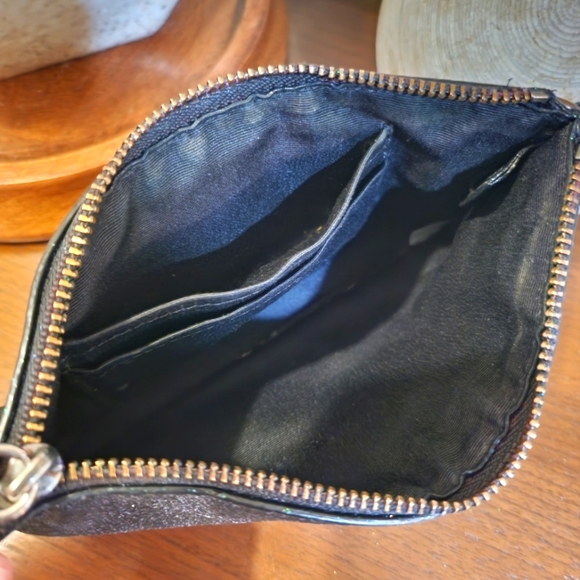 Coach Glitter Shimmer Wristlet Clutch Wallet - Picture 8 of 11